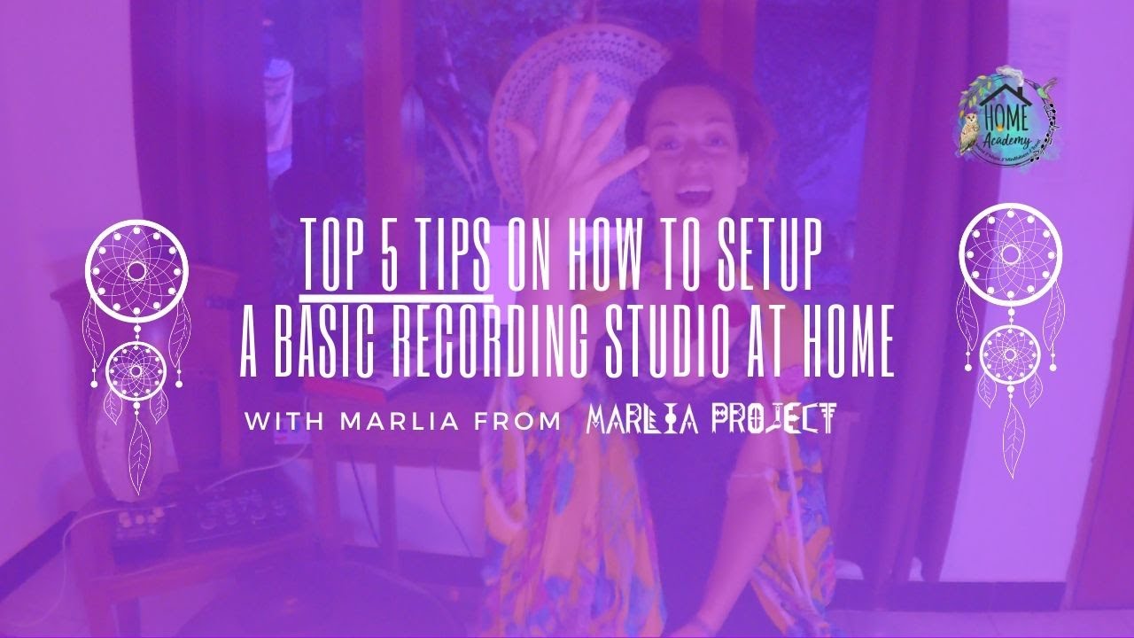 TOP 5 tips on how to set up a home recording studio with Marlia - YouTube