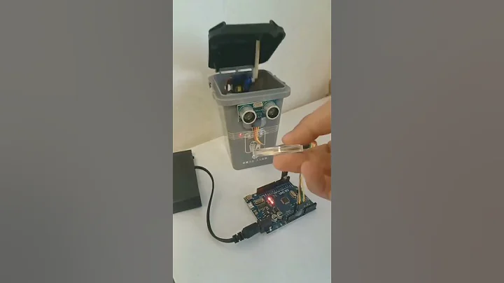 Smart Dustbin | arduino based projects | AI | IOT #viral #trending #shorts #youtube