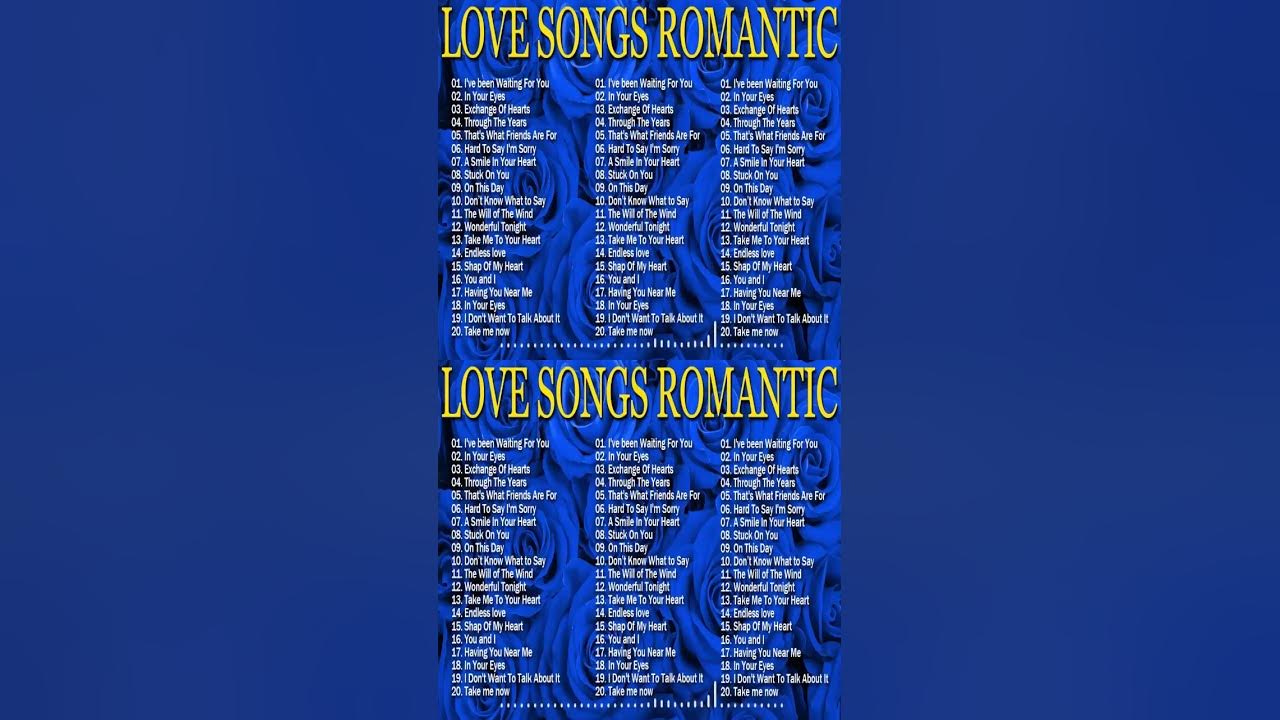 Greates Relaxing Love Songs 80's 90's - Love Songs Of All Time Playlist - Old Love Songs