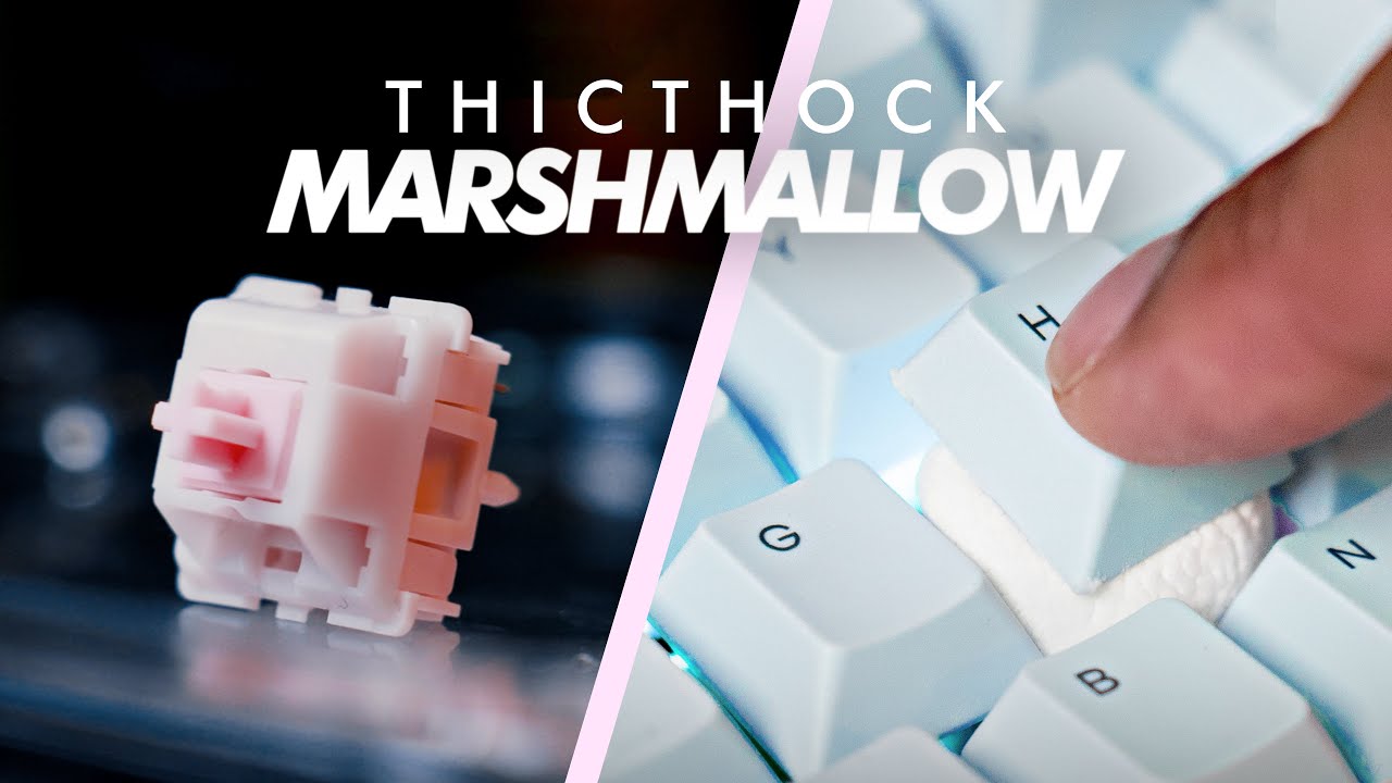 If A Marshmallow Was A Keyboard Switch.. This Would Be it - YouTube