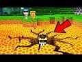 ME CAIGO EN UN AGUJERO GIGANTE EN LA LAVA!! 😱 MINECRAFT