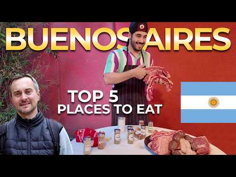 Food Tour Buenos Aires - TOP 5 Places to Visit 🇦🇷