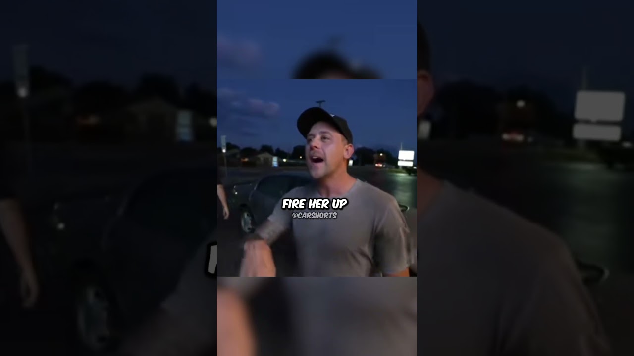 Car Spits Flames Out Of The Hood 🤯
