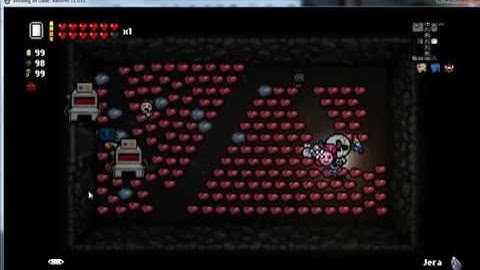 Binding of Isaac: Rebirth - Dark Bum Red Heart Orgy