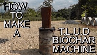 How To Make A Biochar Machine - TLUD