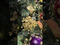 Raz 25" Set of 2 Metallic Gold Hydrangea Christmas Tree Spray F4606703
