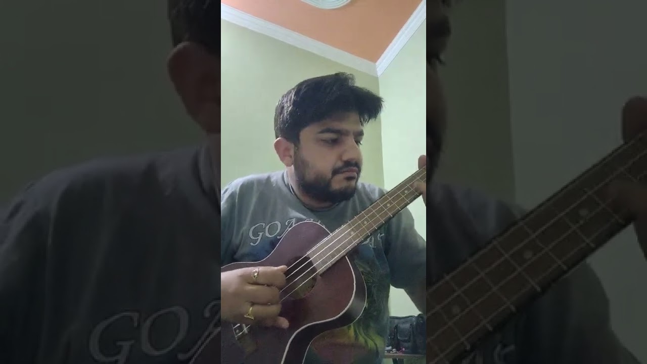 Raag Malkauns Ukulele Fusion on Teentaal with Blues