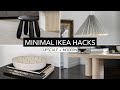 Modern IKEA Hacks - upscale and minimalist home decor DIY projects