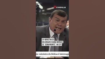 Thumbnail of Ex-ministro de Bolsonaro chama Alexandre de Moraes de "comandante" durante interrogatório