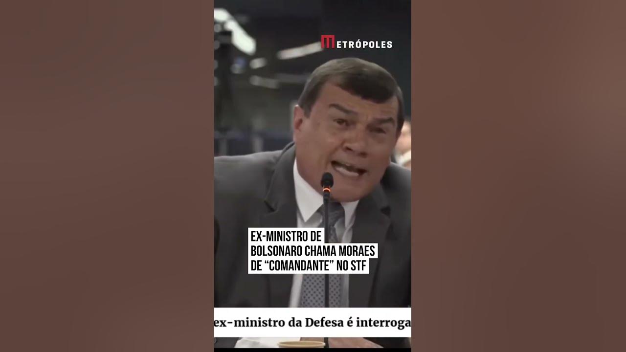 Ex-ministro de Bolsonaro chama Alexandre de Moraes de "comandante" durante interrogatório