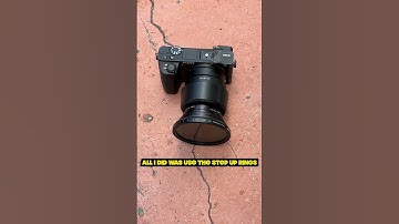 This is why you should buy step up rings #videographytips  #videotips  #colorgrading #colorist