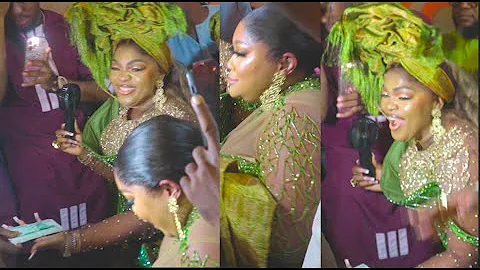 Money Na Water! 💸 Eniola Badmus & Sikiratu Light Up the Dance Floor, at Iyabo Ojo’s Daughter,Wedding
