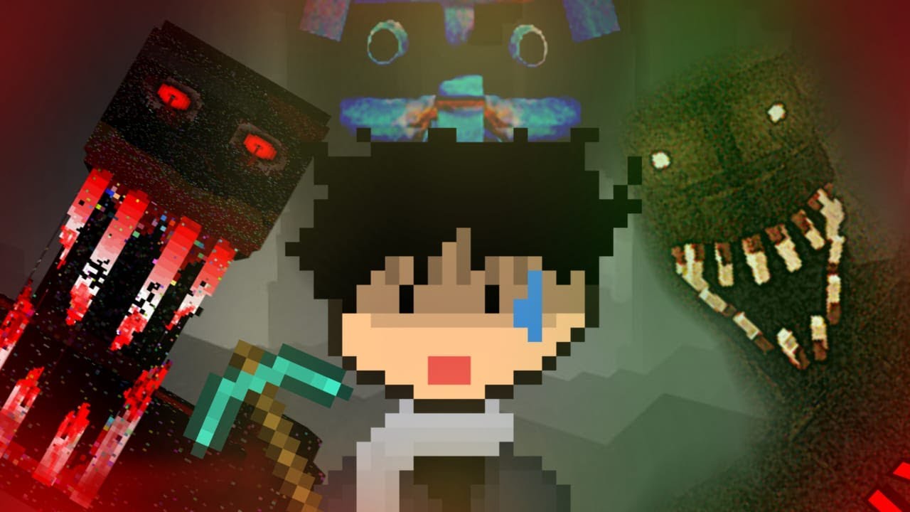 Beating HORROR MOD Minecraft - YouTube