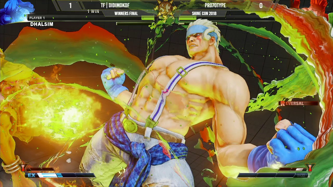 Shine Con 2018 - TF | Didimokof (Dhalsim) Vs. Proto7ype (Alex) Winners Final - Street Fighter V