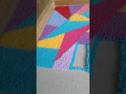 Вышивка ковриков шерстью схемы