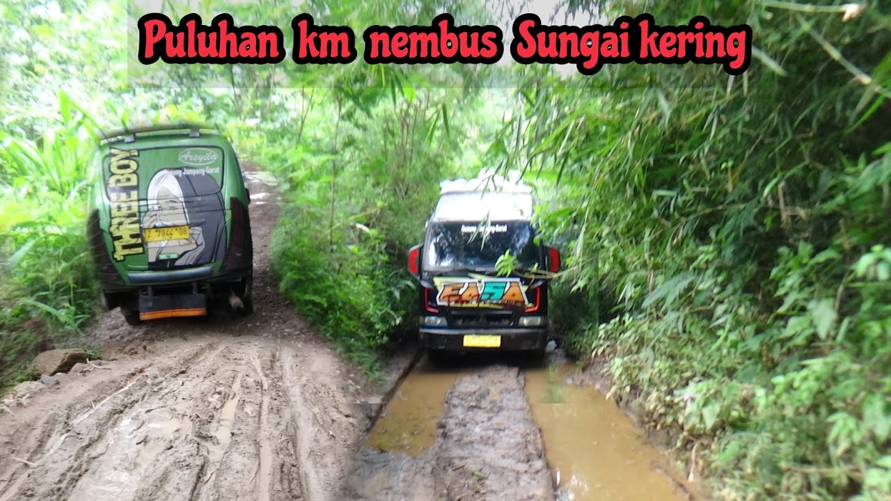 REALITA pedalaman Jabar paling terpencil‼️akses lumpur Sungai kering🔥ELP gunung Jampang Garut