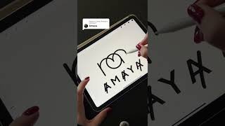 Procreate Logo Design Magic: Create Stunning Monograms with Amaya ✨ #procreate #logodesign #monogram