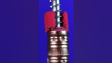 Eraser vs. Screw (ASMR close up / macro) #closeup #macro #macrovideo #asmr #asmrvideo