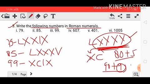 Class-5 Maths Revision Chapter-2 Roman Numerals