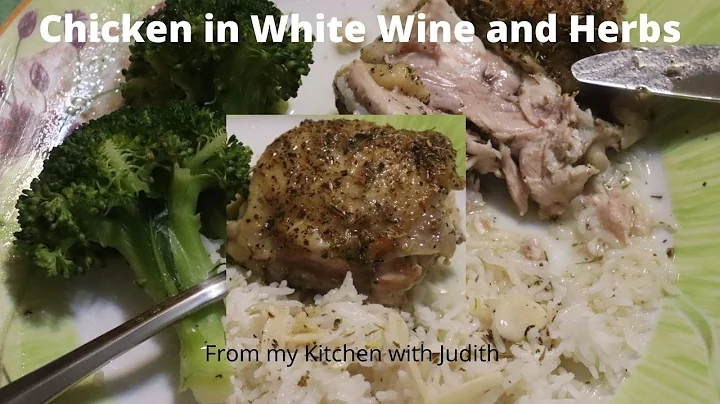 Mom's favourite dinner!  Chicken thighs in a lusci...