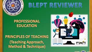 PRINCIPLES OF TEACHING (LET Reviewer in Professional Education)