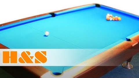 Zeitraffer Billard München - Billardtisch kaufen bei H&S - Time Lapse Pool Table