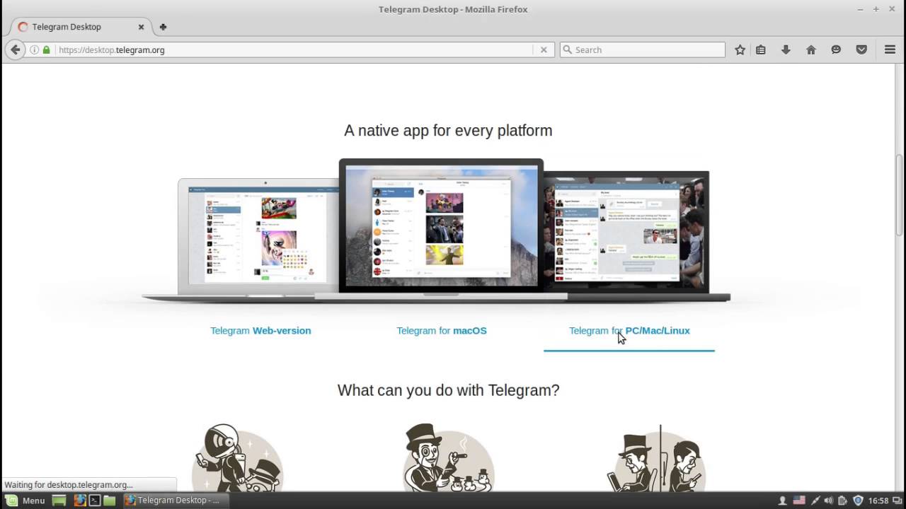 Install Telegram On Linux Mint 18 Sarah Youtube - install roblox linux mint