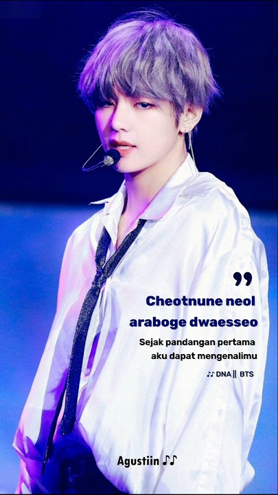♪♪ DNA || BTS [lirik terjemahan indo] #bts #taehyung #btsstatus #btsshorts #liriklagu  #lyrics #fyp