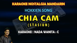 Video thumbnail of "Chia Cam karaoke Hokkien nada wanita C (karaoke mandarin & terjemahan)"