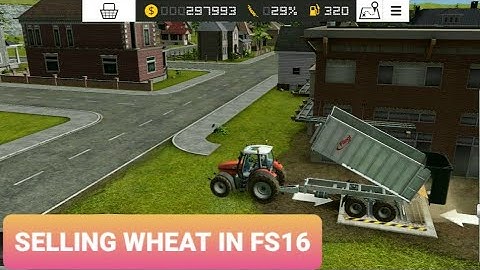 FS16 / Farming Simulator 16 - Selling Wheat and Straw in FS16 Game / Timelapse #16 /@Sportive Gaming