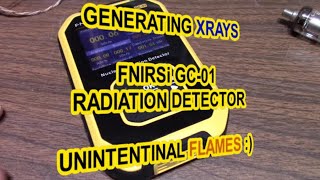Generating Xrays With Exercise Bike & Light Bulb - Finirsi Radiation Detector Gc-01