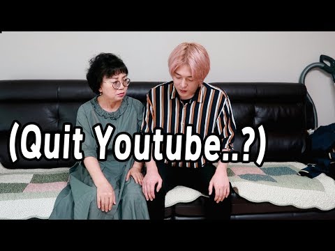 My Mom&amp;#39;s Reaction When I Quit YouTube // 내가 유튜브를 접는다면 엄마의 반응은 어떨까?