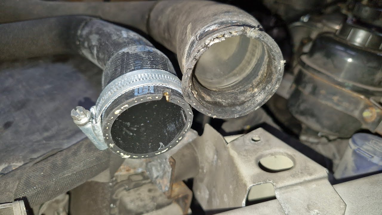 How to fit new Coolant radiator Hoses which are too tight. - YouTube