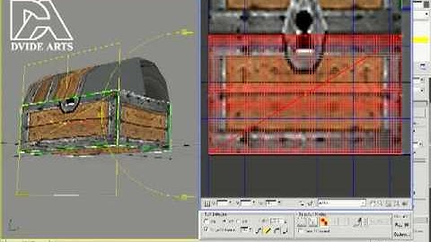 Treasure Chest (pt2) 3d Model Studio Max Tutorial for iPhone game (Crusade of Destiny)