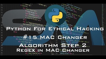 #15 Use RegEx in MAC Changer || Python for Hacking || S.M. Security