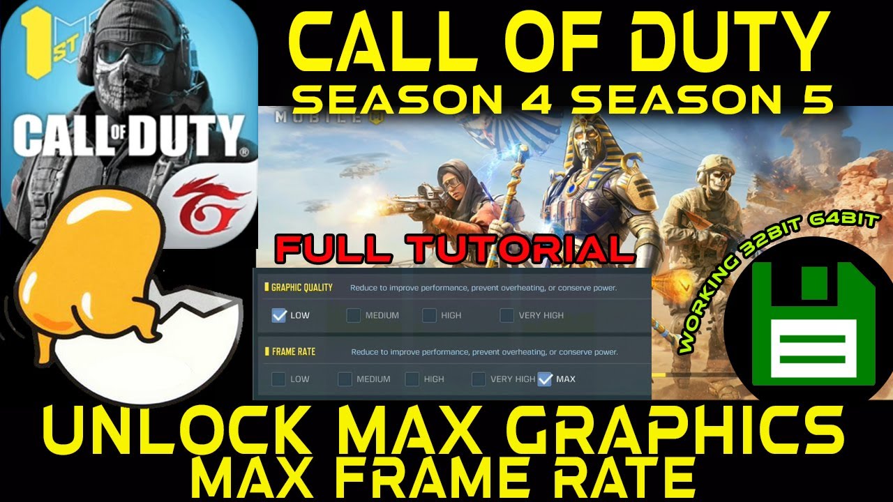 Cod Graphics Max CALL OF DUTY UNLOCK MAX GRAPHICS MAX FRAME WORKING SEASON 6 - YouTube