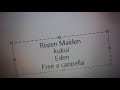 ローゼンメイデン - エデン - ククイ Free a cappella フリーアカペラ