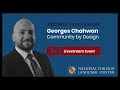 Nflc virtual summit 2020 community by design  georges chahwan