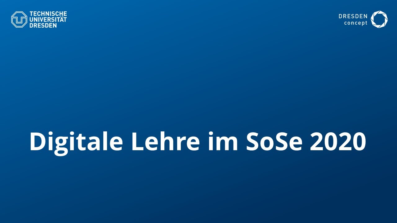 Digitale Lehre im SoSe 2020 [Studiendekanat der Fakultät SLK]