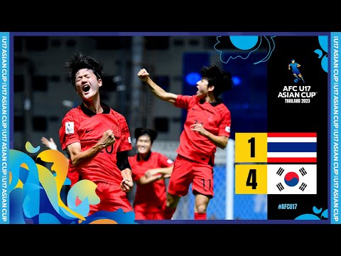 #AFCU17 - Full Match - QF | Thailand (THA) vs Korea Republic (KOR)