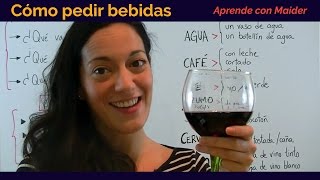 Free Spanish Lessons - How to order drinks (Cómo pedir bebidas) 09