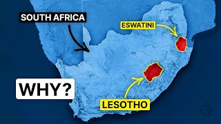 Странное событие в истории, из-за которого Лесото и Эсватини не являются частью Южной Африки!