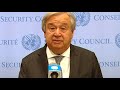 &#39;I am shocked&#39;: UN chief responds to Israel&#39;s calls for resignation