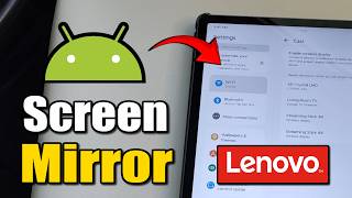 How to Screen Mirror Lenovo Tablet to TV (Easy Tutorial)