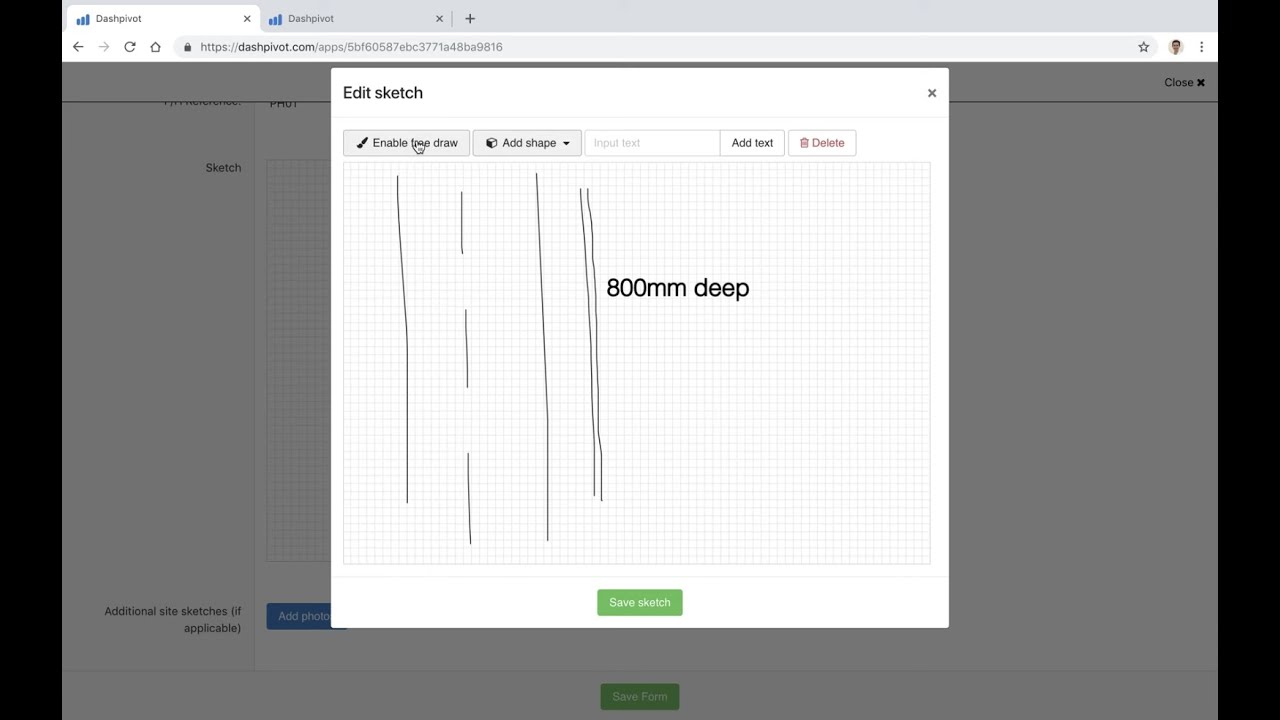 Pothole records [utility service locating] with Dashpivot - YouTube
