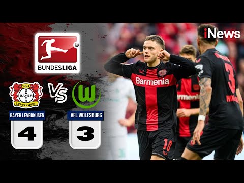 dmg178 x bostoto - Highlights Bayer Leverkusen Vs Wolfsburg: Die Werkself Kunci Kemenangan usai Drama 7 Gol