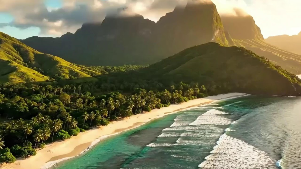 Summer Relaxing Vibes 4K UHD 2025 🍹 Chill Tropical Deep House Mix | XDeep Music