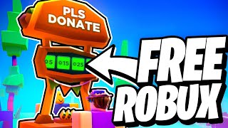 Free Robux durch Pls Donate am Handy bekommen! (Pls Donate Tutorial 2024 deutsch)