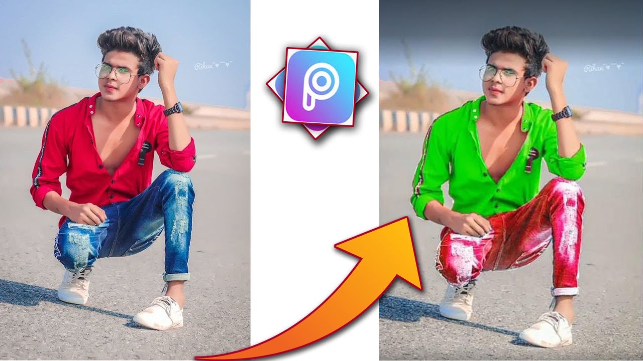 How To Change Cloth Color In Picsart ||Picsart Ma Cloth Ka Color Ko ...