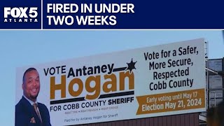 Wanted ex-Cobb sheriff candidate was fired, records show | FOX 5 News